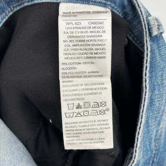 LEVI STRAUSS & CO Totally Shaping Skinny Jeans Size 38X32 NWT - Picture 9 of 10